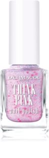 Dermacol Think Pink vernis à ongles à paillettes