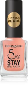 Dermacol 5 Day Stay Extreme Pearl Neglelak Med perleglans Skygge 2 11 ml