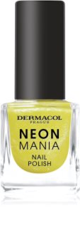 Dermacol Neon Mania vernis à ongles teinte 4 Lemon pop 5 ml