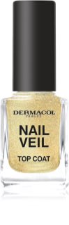 Dermacol Nail Veil päällyslakka kimalteleva sävy Sparkling Beach 11 ml