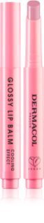 Dermacol Beauty Stick Glossy Lip Balm cuidado labial com brilho com efeito resfrescante fragrâncias 02 Tutti Frutti 2.2 g