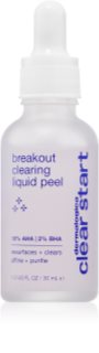 Dermalogica Clear Start Breakout Clearing peeling enzimático com ácido glicólico para pele com hiperpigmentação 30 ml