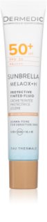 Dermedic Sunbrella Protective Tinted Fluid schützende Tönungscreme für das Gesicht SPF 50+ 40 ml