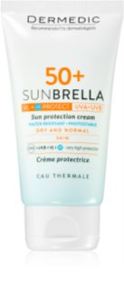 Dermedic Sunbrella creme de proteção para pele normal e seca SPF 50+ 50 g