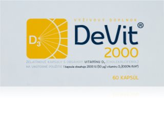DeVit 2000 vitamín D 60 cps
