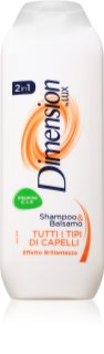 Dimension by Lux 2in1 šampón a kondicionér 2 v1 pre všetky typy vlasov 250 ml
