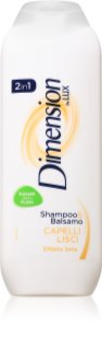 Dimension by Lux 2in1 šampon a kondicionér 2 v 1 pro narovnání vlasů 250 ml