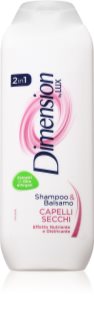 Dimension by Lux 2in1 Šampoon ja palsam kaks-ühes kuivadele juustele 250 ml