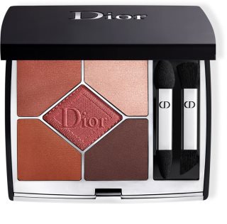 DIOR Diorshow 5 Couleurs Couture Édition Limitée Velours palette fards à paupières haute couleur - longue tenue teinte 869 Red Tartan 7 g