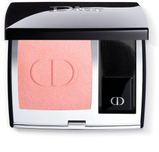 DIOR Rouge Blush róż w kompakcie, pędzel i lusterko
