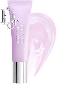 DIOR Dior Addict Lip Glow Butter tápláló szájfény s ceramidy a peptidy árnyalat 102 Glazed Lavender 10 ml
