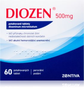 Diozen Diozen 500 mg potahované tablety 60 tbl