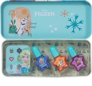 Disney Frozen Nail Polish Tin ajándékszett (gyermekeknek)