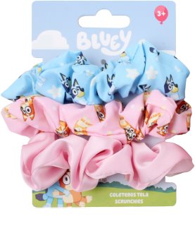 Disney Bluey Scrunchies satin-gummiband för barn 3y+ 3 st.