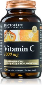 Doctor Life Vitamin C 1000 mg kapsułki na wsparcie układu odpornościowego 100 caps.