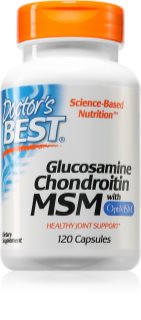 Doctor's Best Glucosamine Chondroitin MSM kapsułki do wspomagania prawidłowej kondycji stawów 120 caps.