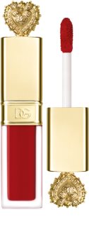 Dolce&Gabbana Flawless Everkiss Liquid Lip Mini batom líquido com efeito mate tom 405 Devotion - Perfect Vibrant Red 3 ml