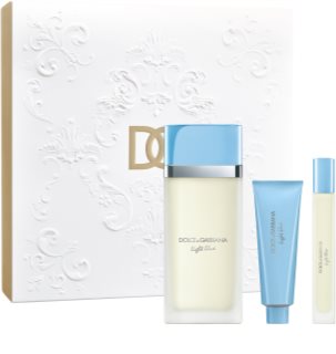 Dolce&Gabbana Light Blue EDT Trio Gift Set dárková sada pro ženy