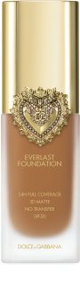 Dolce&Gabbana Flawless Everlast Foundation intensives, deckendes Make up mit langanhaltendem Effekt SPF 20 Farbton 27N Medium Deep 27 ml