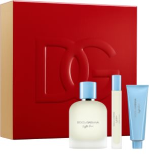 Dolce&Gabbana Light Blue Pour Homme EDT Trio Gift Set σετ δώρου για άντρες