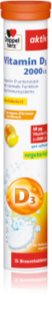 Doppelherz Vitamin D3 2000 I.E. Brausetabletten zur Förderung der Gesundheit von Knochen und Gelenken 15 TABL