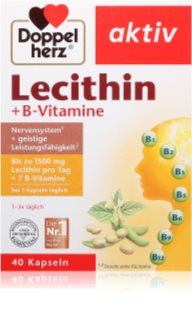 Doppelherz Aktiv Lecithin + B-Vitamine Kapseln für das psychische Wohlbefinden 40 KAP