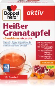 Doppelherz Heißer Granatapfel Sackerl zur Unterstützung des Immunsystems 10 St.