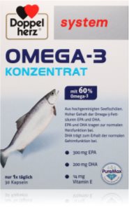 Doppelherz system Omega-3 Kapseln für eine normale Herz- und Hirnfunktion