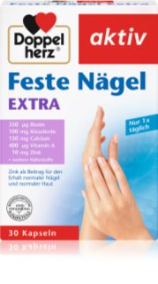 Doppelherz Feste Naegel extra Kapseln für die Regeneration und die Elastizität der Fingernägel 50 g