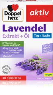 Doppelherz Lavendel Extrakt + Öl Tabletten für das psychische Wohlbefinden 40 g