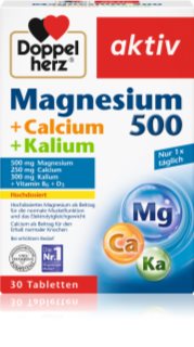 Doppelherz Magnesium 500 + Calcium + Kalium Tabletten trägt zur normalen Funktion des Nervensystems bei