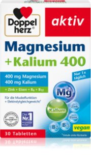Doppelherz Magnesium + Kalium 400 Tabletten zur Muskelentspannung 60 TAB