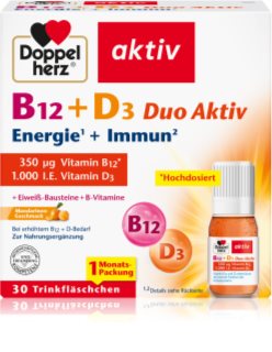 Doppelherz B12 + D3 Duo Active Ampullen zur Unterstützung des Immunsystems