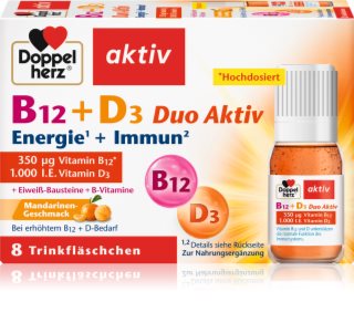 Doppelherz B12 + D3 Duo Active Ampullen zur Unterstützung des Immunsystems
