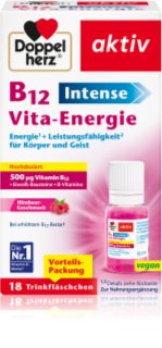Doppelherz B12 Vita-Energie Intense Flaschen zur Erhaltung von Energie und kognitiver Leistungsfähigkeit