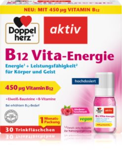 Doppelherz Vitamin B12 Vita - Energie Fläschchen zur Unterstützung des Energiestoffwechsels 30 St.