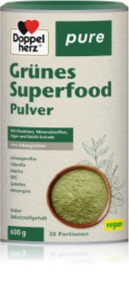 Doppelherz pure Grünes Superfood Pulver Pulver zur Herstellung von Getränken zur Unterstützung des Stoffwechsels 600 g