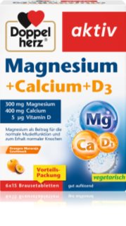 Doppelherz Magnesium + Calcium + D3 Brausetabletten trägt zur normalen Funktion des Nervensystems bei 730 g