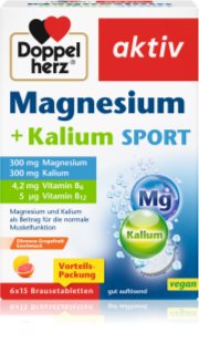 Doppelherz Magnesium + Kalium SPORT Brausetabletten trägt zur normalen Funktion des Nervensystems bei 742 g
