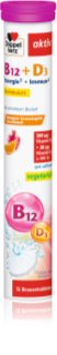 Doppelherz B12 + D3 Brausetabletten zur Unterstützung des Immunsystems Geschmack Orange-Pomegranate 116 g