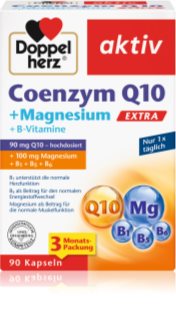 Doppelherz Coenzym Q10 + Magnesium Extra Kapseln zur Unterstützung des Energiestoffwechsels