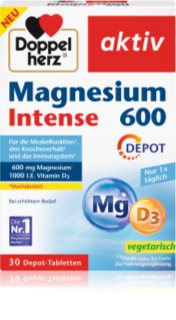 Doppelherz Magnesium Intense 600 Tabletten trägt zur normalen Funktion des Nervensystems bei 68 g