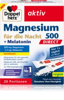 Doppelherz Magnesium für die Nacht Sackerl trägt zur normalen Funktion des Nervensystems bei 20 St.