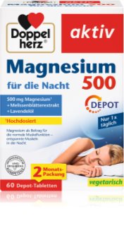 Doppelherz Magnesium für die Nacht Tabletten trägt zur normalen Funktion des Nervensystems bei
