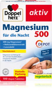 Doppelherz Magnesium für die Nacht Tabletten trägt zur normalen Funktion des Nervensystems bei