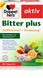Doppelherz Bitter Plus Kapseln zur Verdauungsförderung 60 Kapseln