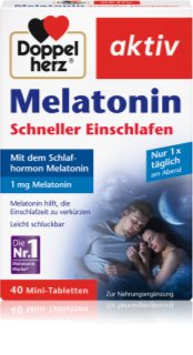 Doppelherz Melatonin 1 mg Tabletten bei Schlafstörungen 16 g