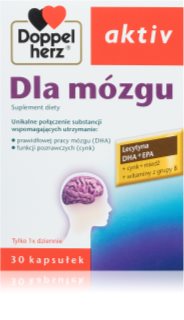 Doppelherz active Dla mózgu kapsułki do wsparcia układu krwionośnego i funkcji poznawczych 30 caps.