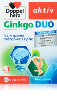 Doppelherz active Ginkgo Duo kapsułki pamięć i ukrwienie kończyn 60 caps.
