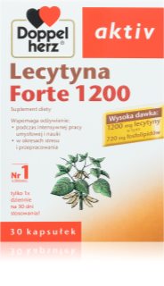 Doppelherz active Lecytyna Forte 1200 kapsułki dla poprawy koncentracji i pamięci 30 caps.